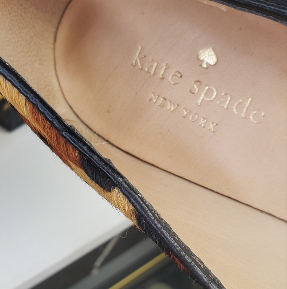 Kate Spade Leopard Flats with Bold Red Cap-toe - Picture 7 of 8